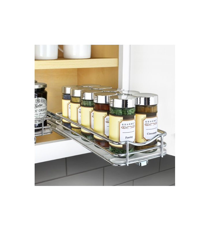 estantes de especias de 4 niveles para encimeras de cocina Organizador de especias para gabinete organizador de condimentos 